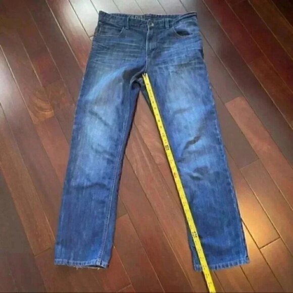 Tommy Hilfiger Jeans Slim Straight  Leg Dark Blue Denim Boys Size 18 - Picture 15 of 16